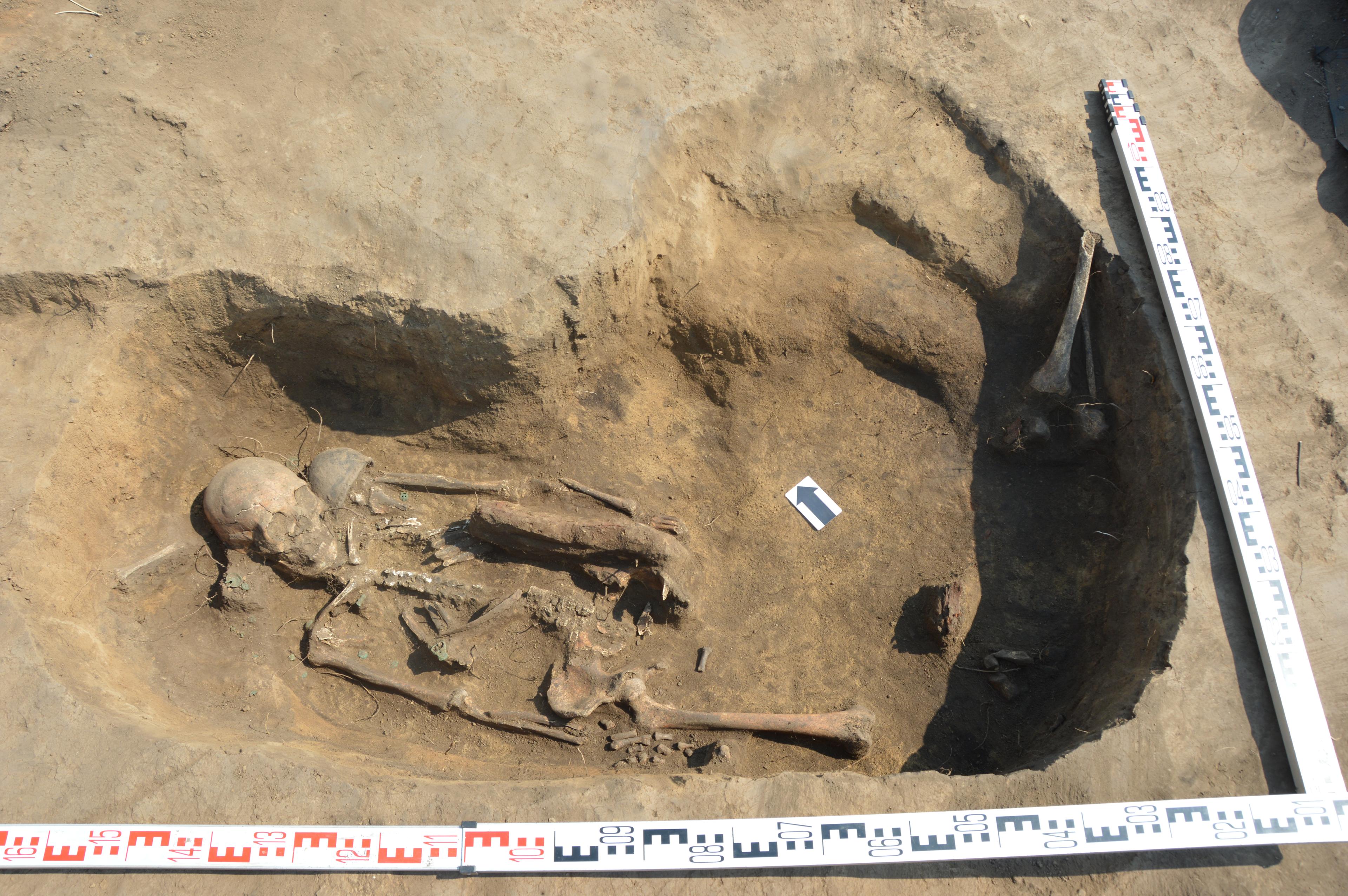 Могила №30 в могильнике Чумыш-Перекат. Предоставлено Алексеем Фрибусом