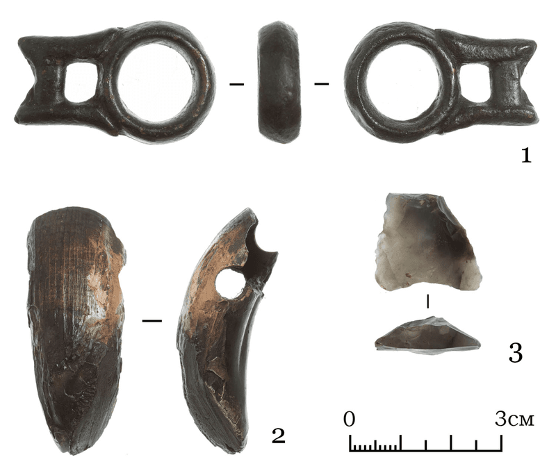 Находки из объекта 8 могильника