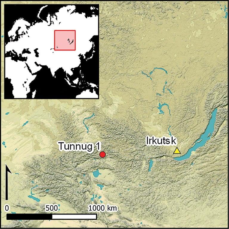 Место расположения кургана