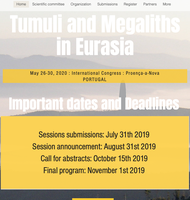 Принимаются заявки на международный конгресс "Tumuli and Megaliths  in Eurarasia"